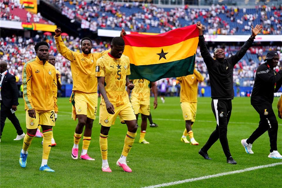 Ghana will auch nach dem Duell mit Kolumbien jubeln. (Archivbild)Bradley Collyer/PA Wire/dpa