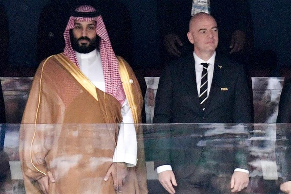 Gianni Infantino pflegt beste Verbindungen nach Saudi-Arabien. (Archivfoto)Alexei Nikolsky/Pool Sputnik Kremlin/dpa