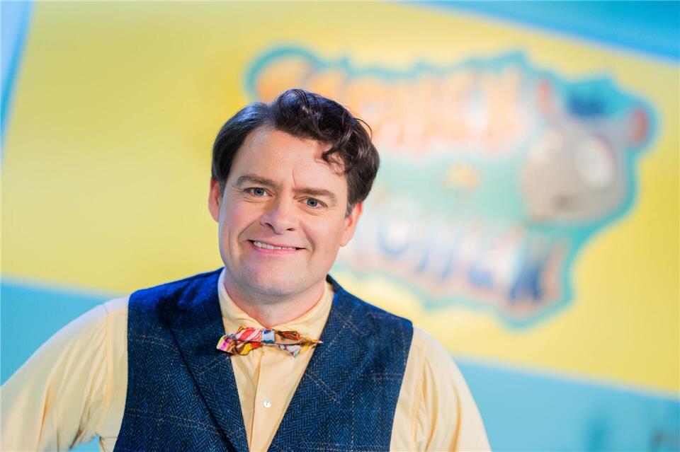 Giermann spielt den beliebten TV-Moderator Frank Anders, der in Wirklichkeit gar nicht so nett ist wie in seiner Sendung.Rolf Vennenbernd/dpa