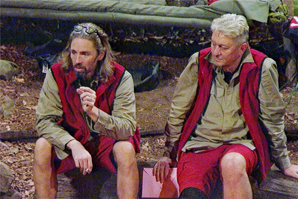 Gil und Hubert kämpfen um die Dschungelkrone. (Handout)RTL/dpa