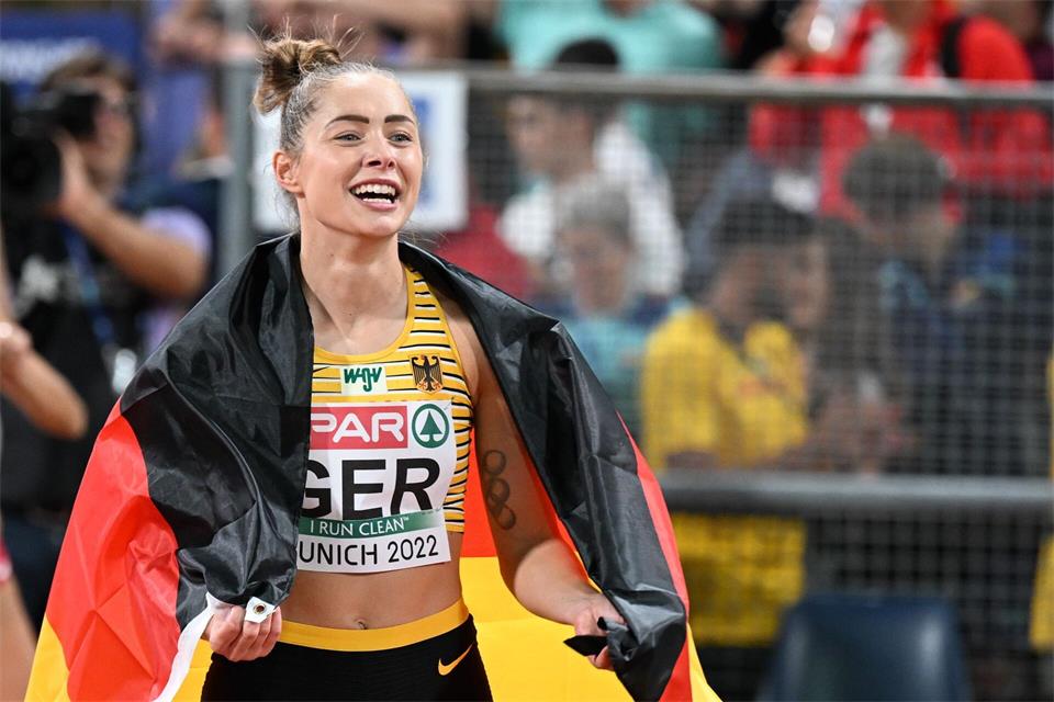 Gina Lückenkemper würde alles für eine Teilnahme an einer Heim-WM 2029 in München geben. (Archivbild)Sven Hoppe/dpa