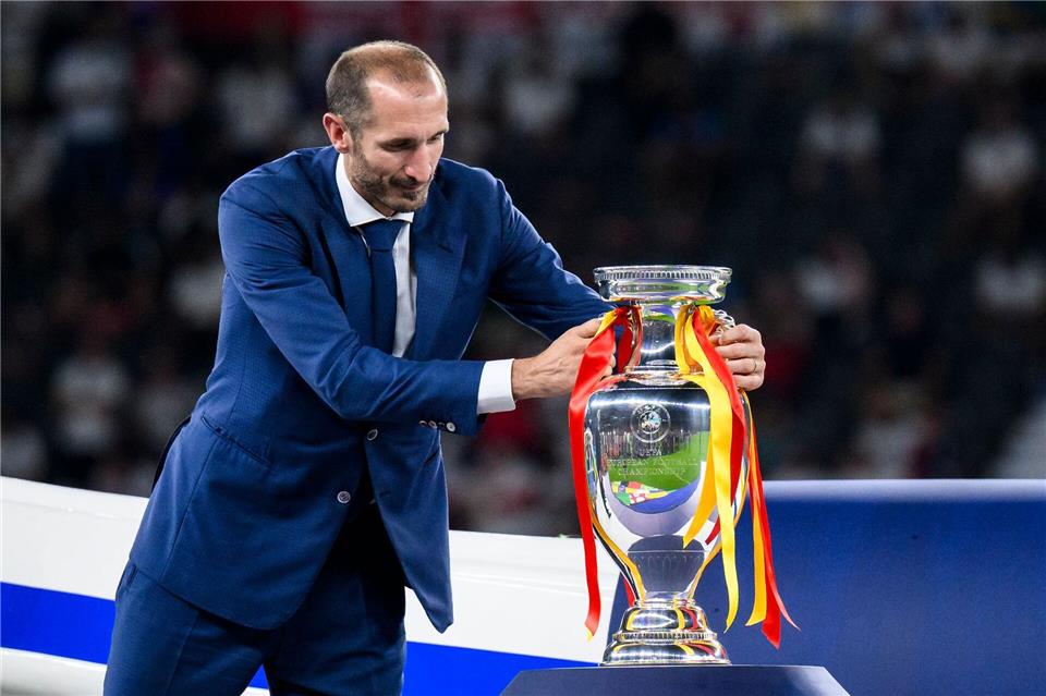 Giorgio Chiellini wird als neuer Sportdirektor der Azzurri gehandelt. (Archivbild)Tom Weller/dpa