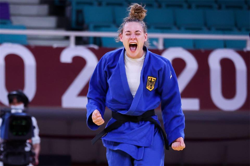 Giovanna Scoccimarro hat bei der Judo-WM in Aserbaidschan Bronze gewonnen. (Archivbild)Jan Woitas/dpa