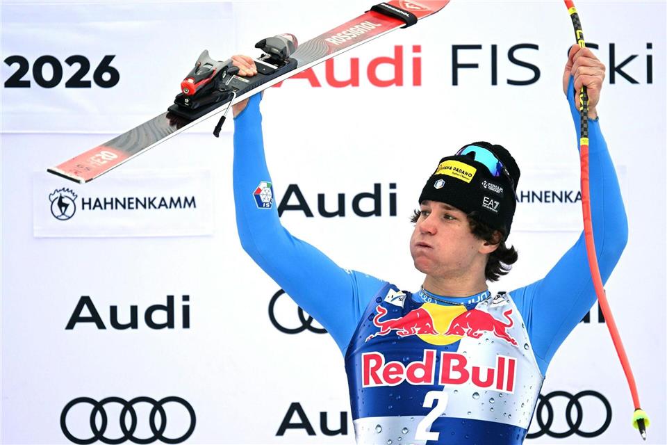 Giovanni Franzoni ist der Shootingstar im alpinen Ski-Weltcup.Barbara Gindl/APA/dpa