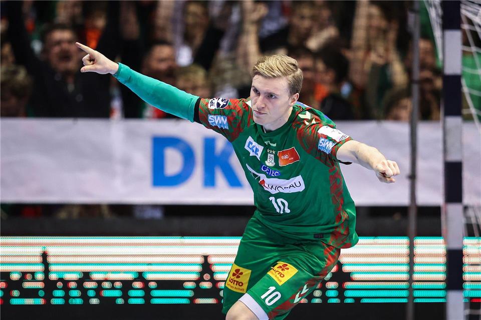 Gisli Kristjansson warf den SC Magdeburg zum 17. Saisonsieg.Ronny Hartmann/dpa-Zentralbild/dpa