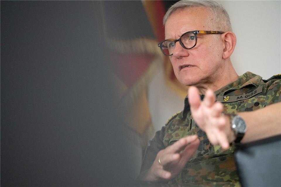Giss  führt seit dem vergangenen Jahr das Landeskommando der Bundeswehr in Baden-Württemberg. (Archivbild)Markus Lenhardt/dpa