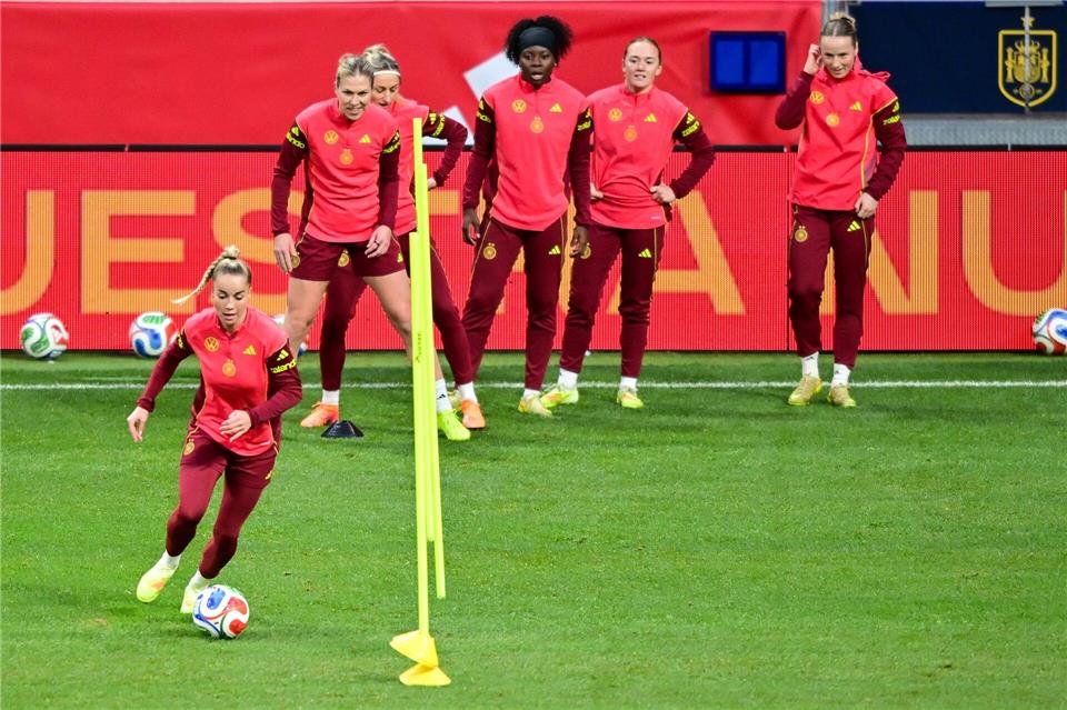 Giulia Gwinn musste schon einige Hindernisse nehmen in ihrer Fußball-Karriere.Sebastian Christoph Gollnow/dpa