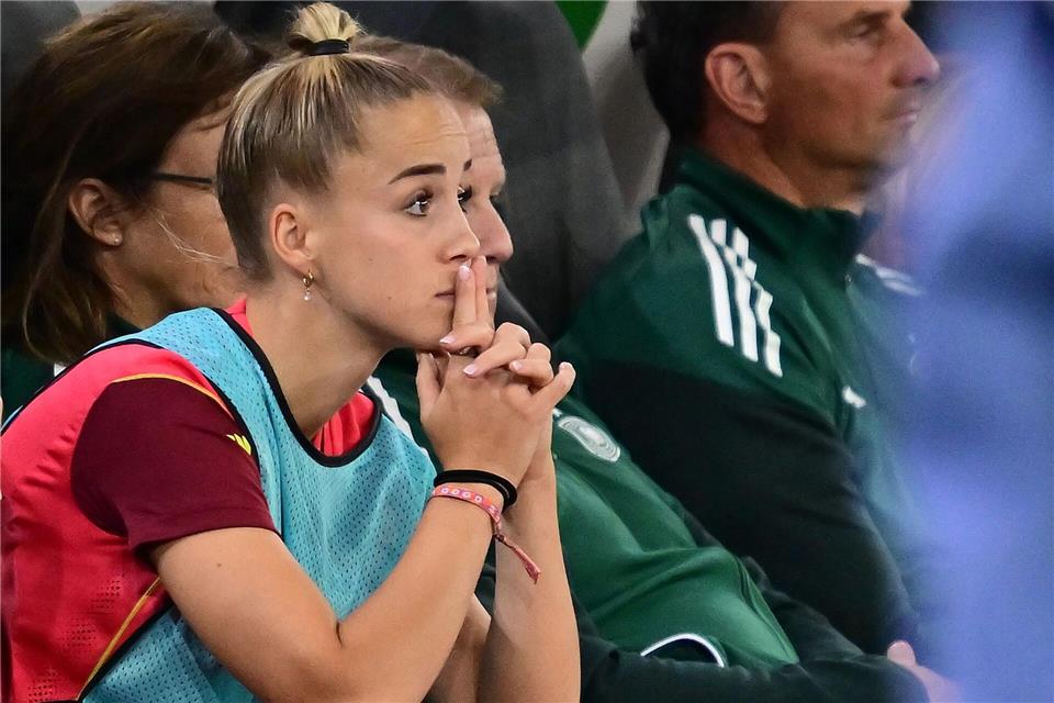 Giulia Gwinn verpasst den Pflichtspiel-Auftakt der Münchner Fußballerinnen.Sebastian Christoph Gollnow/dpa