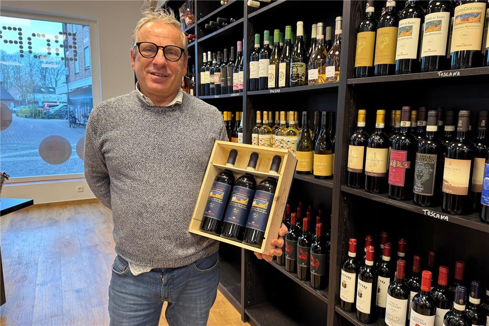 Giuseppe Bongiorno könnte mit seiner Vinothek in die Goldstraße ziehen.