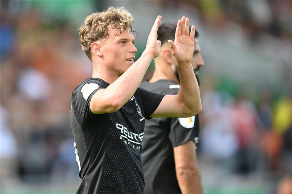 Gladbachs Offensivspieler Hack steht wieder im Mannschaftstraining, ein Einsatz kommt aber noch zu früh. (Archivbild)Carmen Jaspersen/dpa