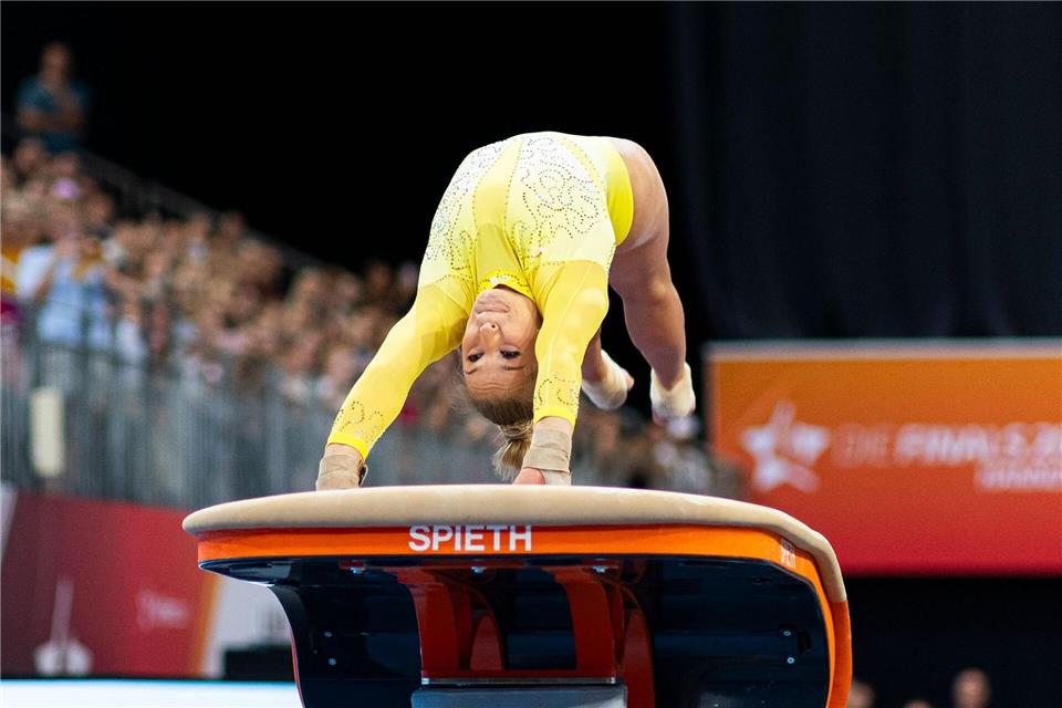 Glänzender Auftritt: Karina Schönmaier. (Archivbild)Michael Matthey/dpa