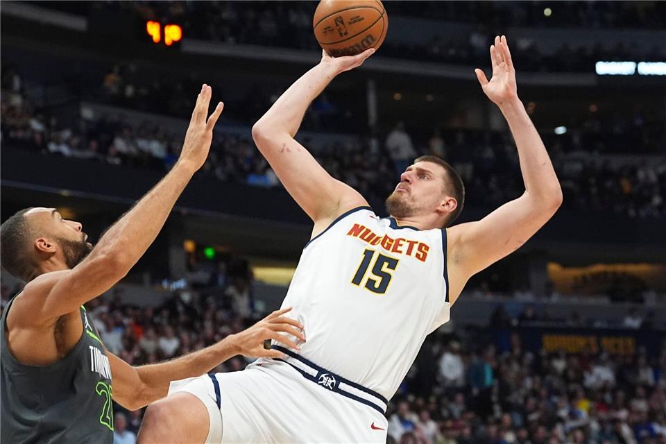 Glänzt gegen Minnesota: Nikola Jokic.David Zalubowski/AP/dpa