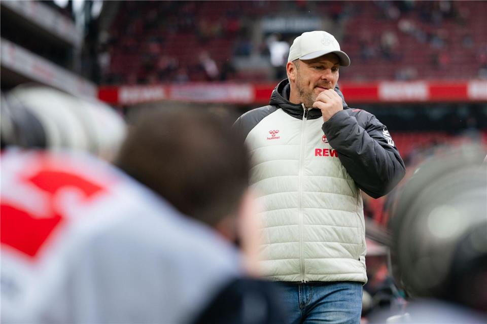 Gleich zwei Spieler stehen Kölns Trainer Lukas Kwasniok vorerst nicht zur Verfügung. Marius Becker/dpa