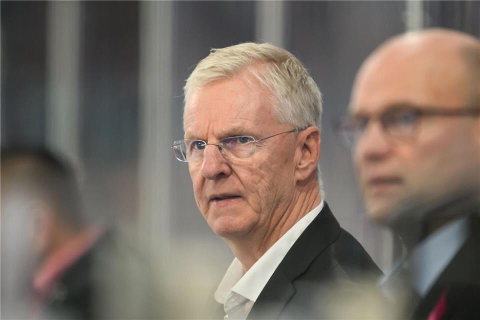 Glücksgriff für die Haie: Starcoach Kari Jalonen. (Archivbild)Robert Michael/dpa