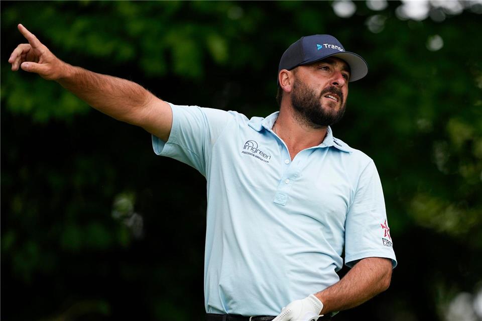 Golfprofi Stephan Jäger spielt bei der PGA Championship weiter oben mit.Matt Slocum/AP/dpa