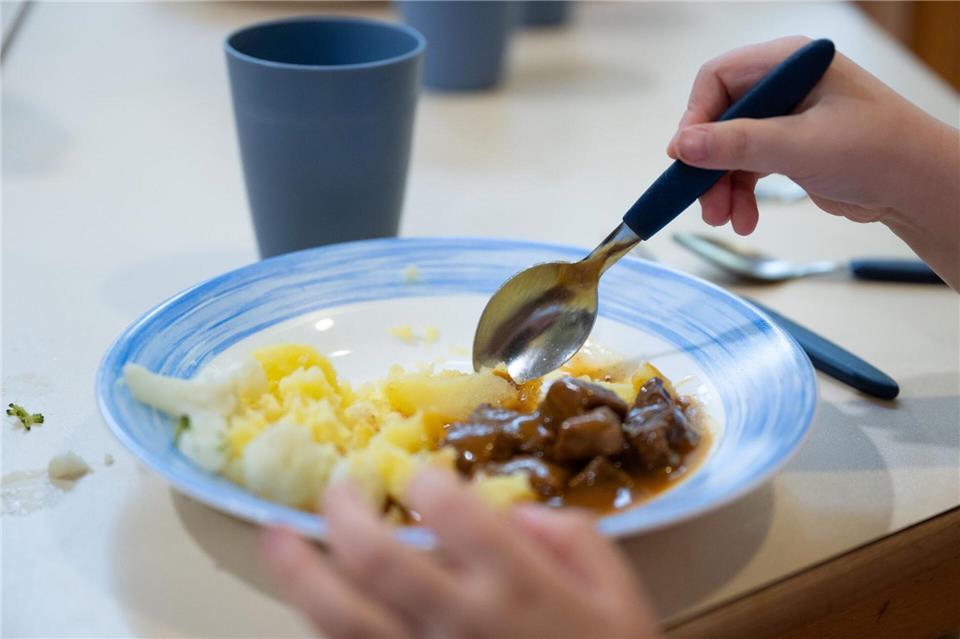 Gratis-Mittagessen in den Kitas wäre für viele Familien eine große Erleichterung - die Umsetzung steht allerdings aus. (Symbolbild)Sebastian Kahnert/dpa