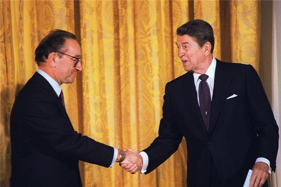 Greenspan prägte die Notenbank. (Archivbild)BARRY THUMMA/AP/dpa