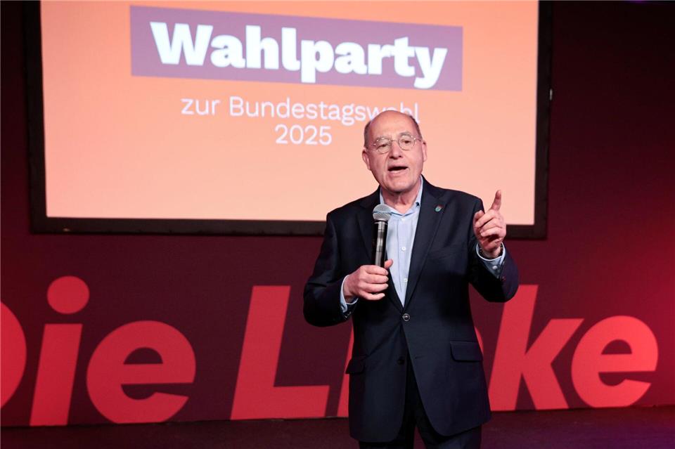 Gregor Gysi gehört zu den Berliner Abgeordneten im neuen Bundestag.Carsten Koall/dpa