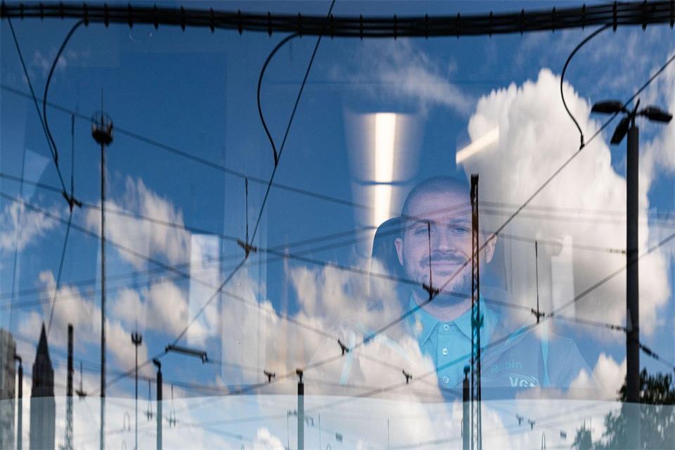 Große Träume gehören dazu: Robin Hepp fährt für Deutschland zur Tram-EM.Boris Roessler/dpa