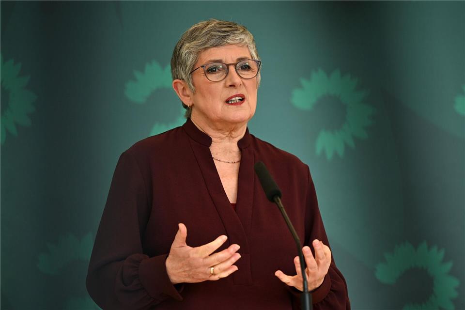 Grünen-Fraktionschefin Britta Haßelmann findet das Wehrdienst-Modernisierungsgesetz schlecht gemacht. (Archivbild)Lilli Förter/dpa