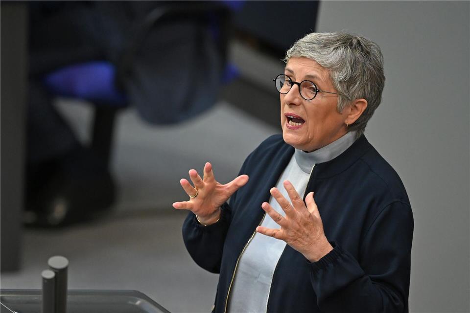 Grünen-Fraktionschefin Haßelmann ist für eine neue Debatte über die Reproduktionsmedizin. (Archivfoto)Elisa Schu/dpa