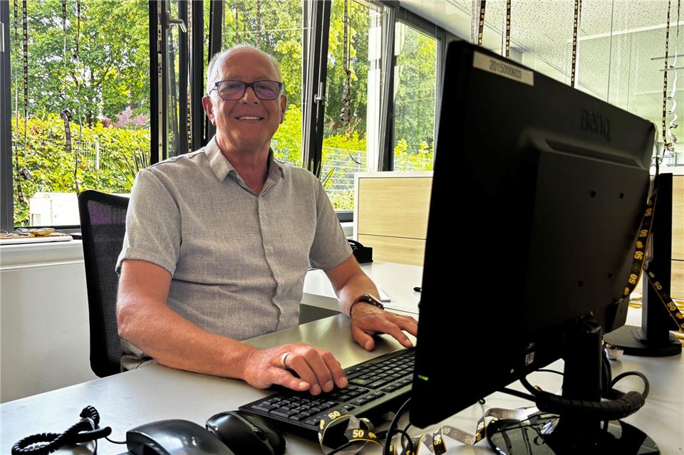 Günter Heuking arbeitet seit 50 Jahren beim Mergelsberg Verlag.