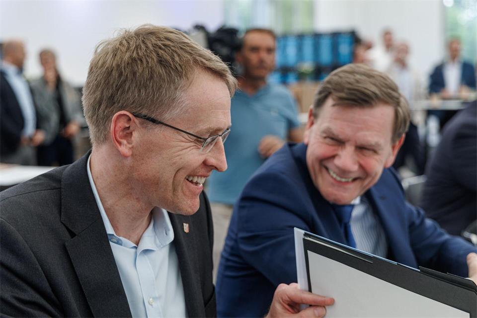 Günther will im Wahlkampf unter anderem auf das Thema innere Sicherheit setzen. Markus Scholz/dpa