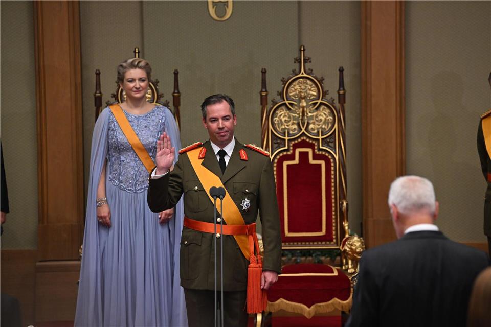 Guillaume legt Eid als neuer Großherzog von Luxemburg abHarald Tittel/dpa