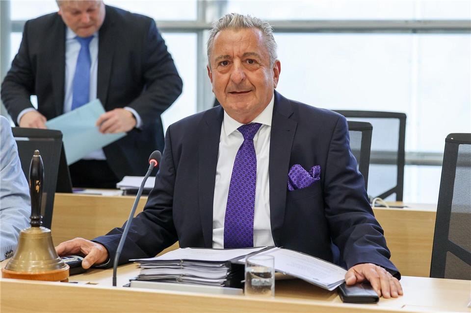 Gunnar Schellenberger (CDU) war im Juli 2021 zum Landtagspräsidenten gewählt worden. (Archivbild)Peter Gercke/dpa-Zentralbild/dpa