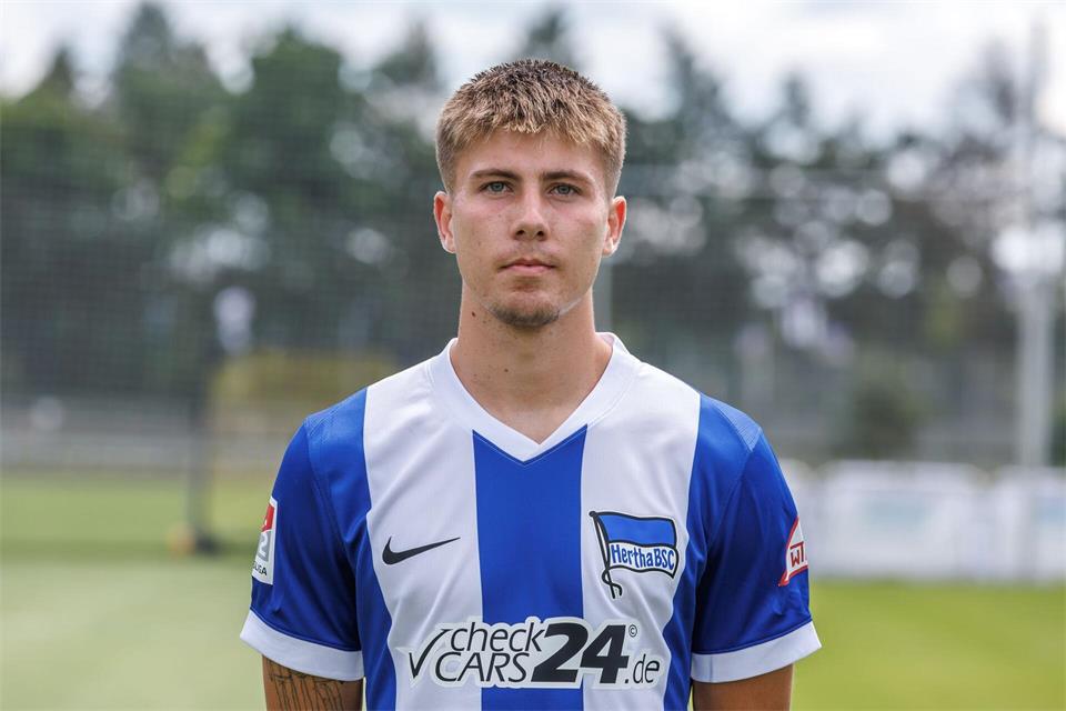 Gustav Christensen verlässt bis mindestens Jahresende die Hertha. (Archivbild)Andreas Gora/dpa
