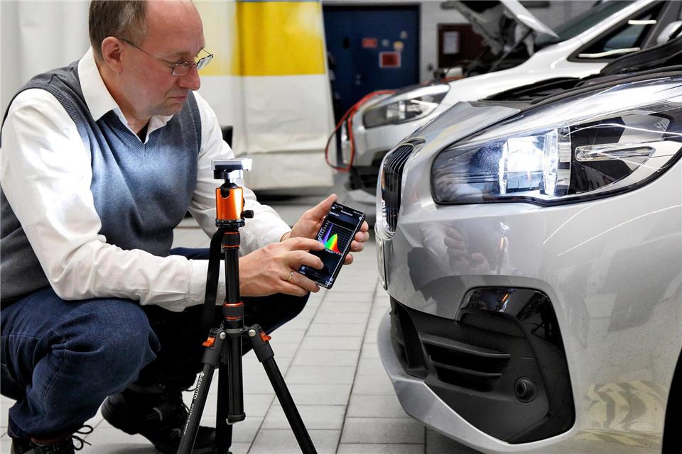 Gut eingestellt: Die korrekte Einstellung der Lichtanlage sollte regelmäßig geprüft werden.Ralph Wagner/ADAC/dpa-tmn