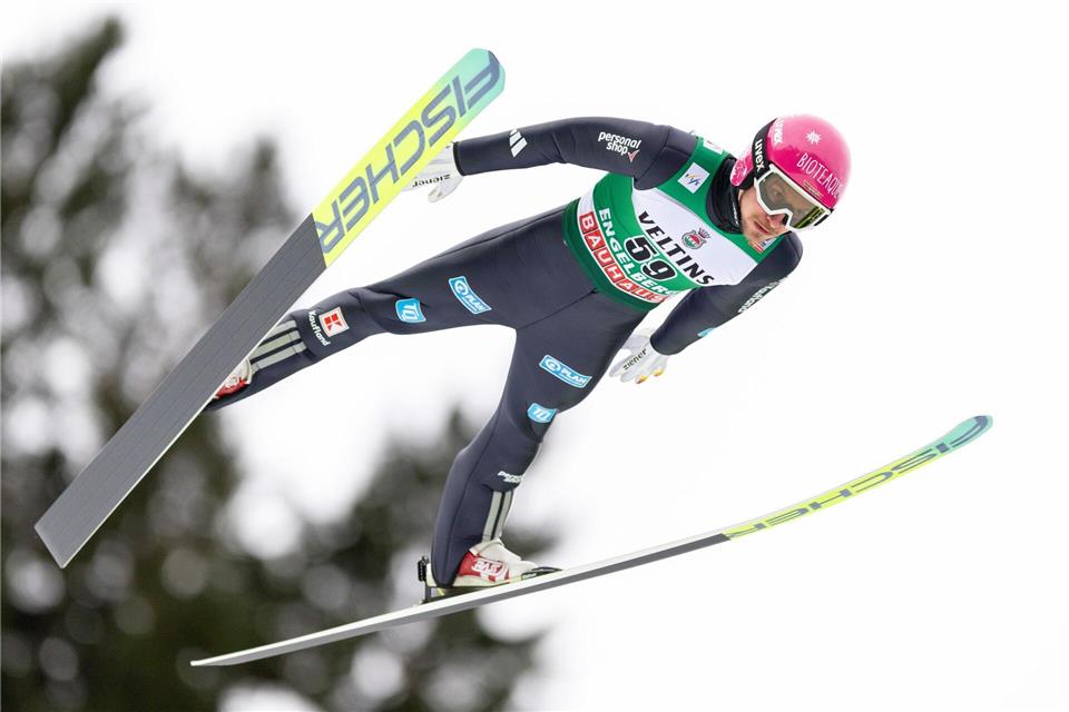 Gut in Form: Felix Hoffmann hatte bereits die Qualifikation von Engelberg gewonnen.Philipp Schmidli/KEYSTONE/dpa