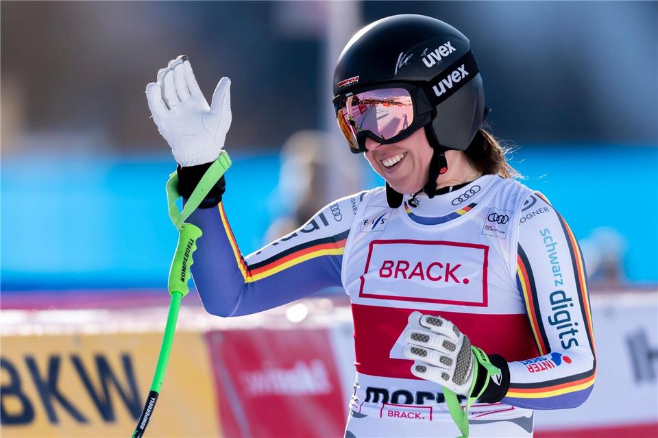 Guter Saisoneinstieg: Kira Weidle-Winkelmann fuhr in St. Moritz in die Top Ten.Gabriele Facciotti/AP/dpa