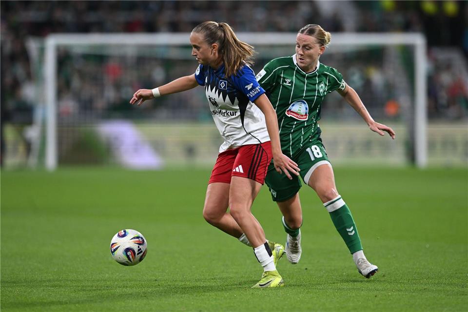 HSV-Spielerin Victoria Schulz fällt verletzt aus. (Archivbild)Carmen Jaspersen/dpa