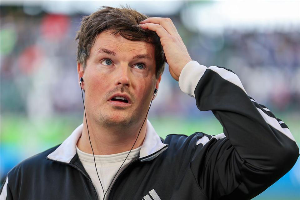 HSV-Trainer Merlin Polzin äußerte sich zur Kritik von Robert Glatzel.Andreas Gora/dpa