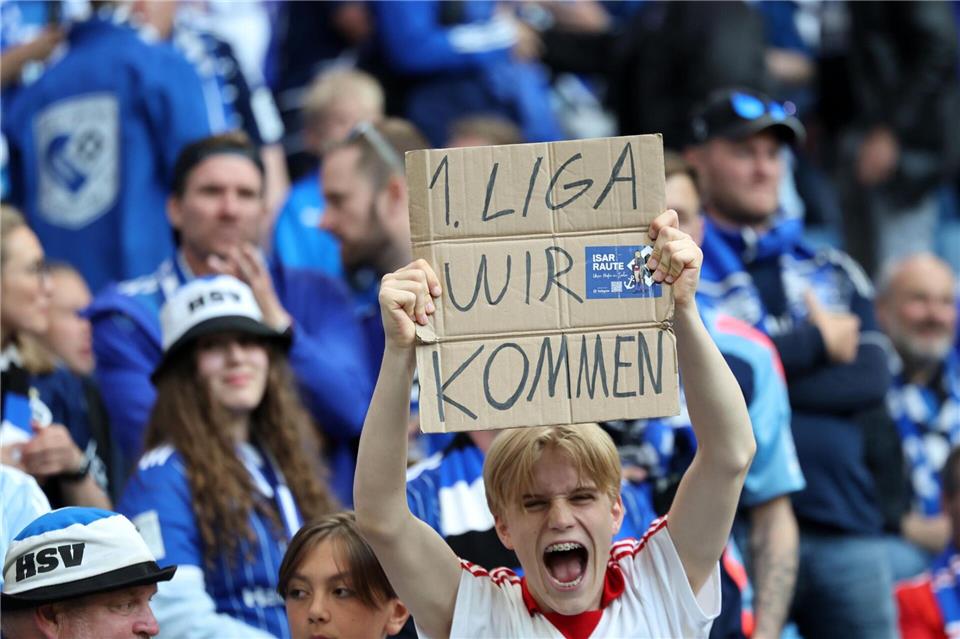 HSV-Vorfreude pur.  Christian Charisius/dpa
