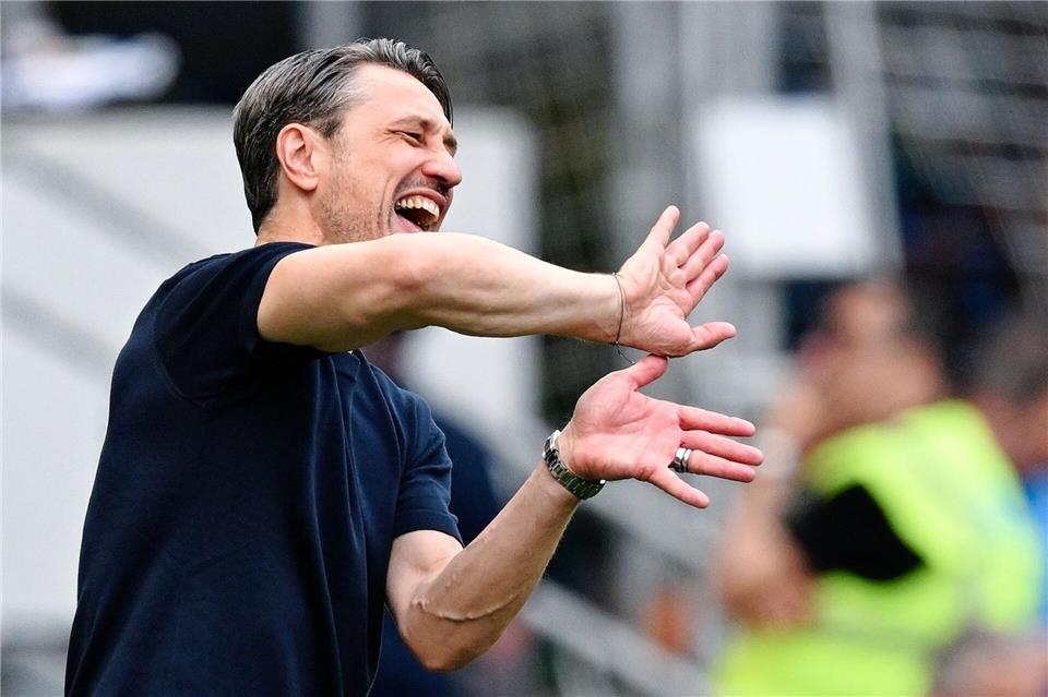 Hadert mit seinen Profis: Trainer Niko Kovac.Uwe Anspach/dpa
