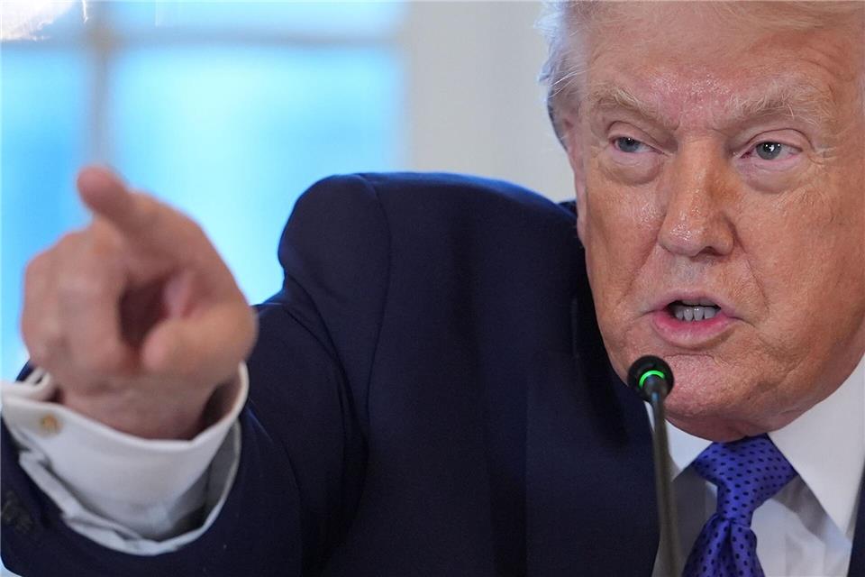 Hält an seinem Gebietsanspruch auf Grönland fest - US-Präsident Donald Trump. Evan Vucci/AP/dpa