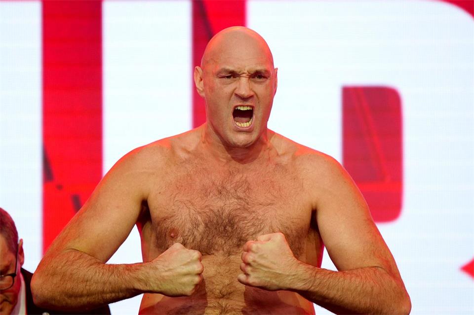 Hält sich wie gewohnt mit Schimpftiraden nicht zurück: Tyson Fury. (Archivbild)Bradley Collyer/PA Wire/dpa