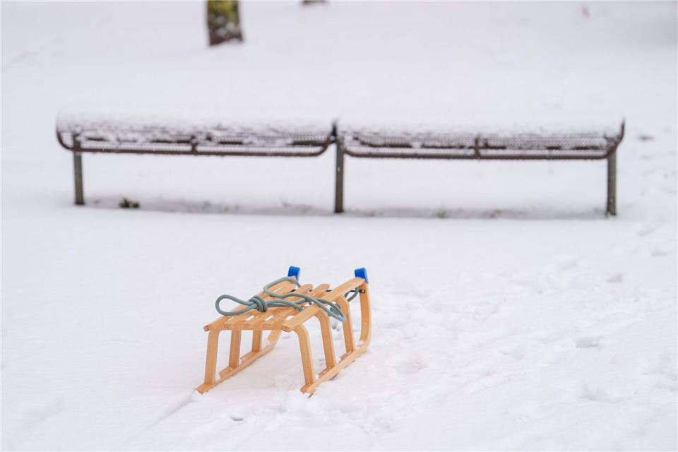 Händler melden eine deutlich höhere Nachfrage nach Produkten wie Schlitten. (Symbolbild)Andreas Arnold/dpa