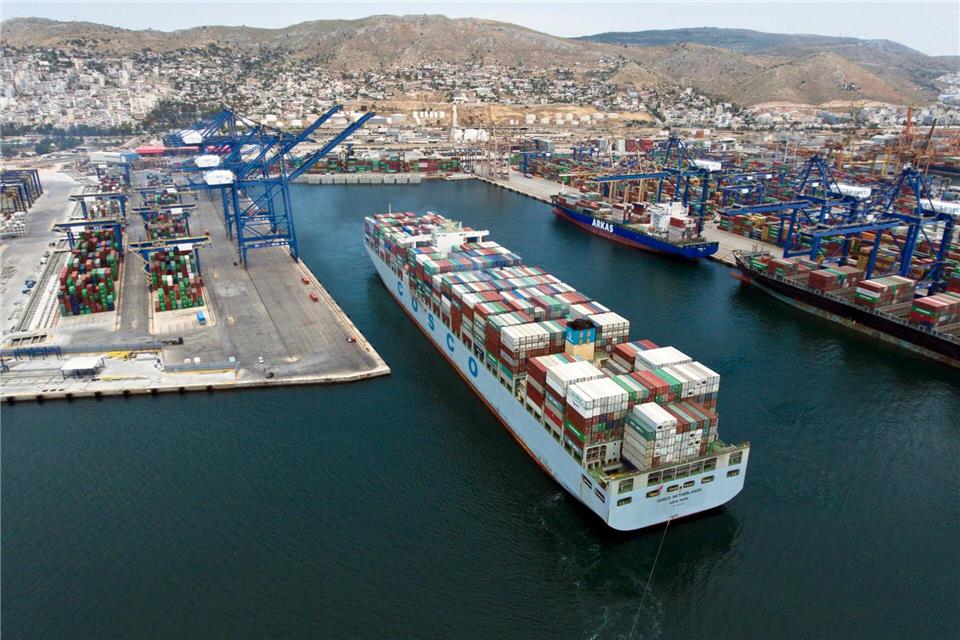 Hafen von Piräus: Größte Handelsflotte der EU. (Archivbild)Panos Tomadakis/XinHua/dpa