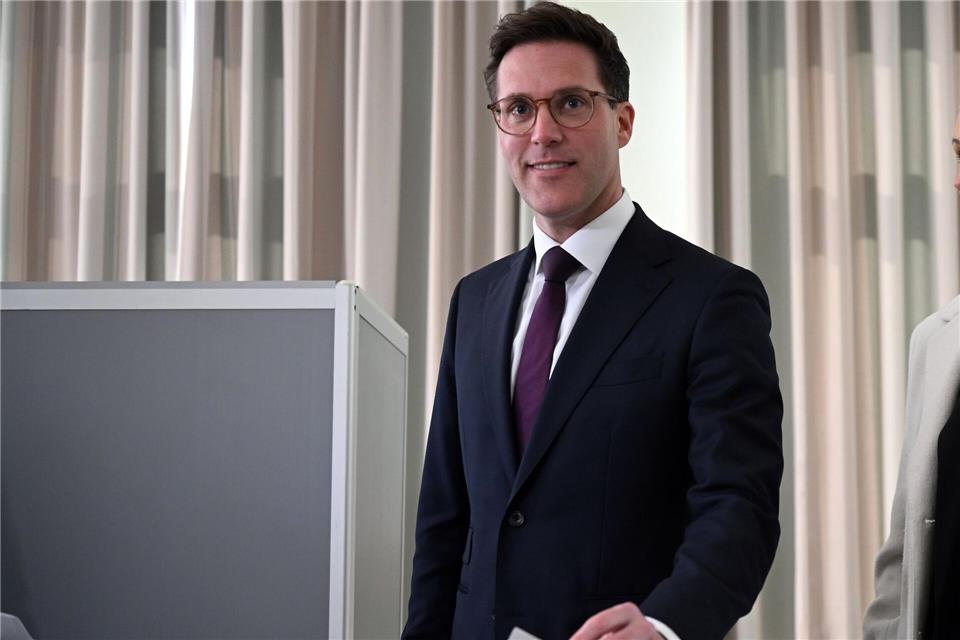 Hagel will Nachfolger von Ministerpräsident Kretschmann (Grüne) werden.Marijan Murat/dpa