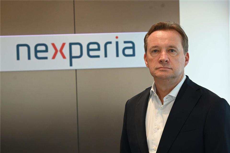 Halbleiter-Manager Kempe ist für die Fertigung von Nexperia zuständig. (Archivbild)David Hammersen/dpa
