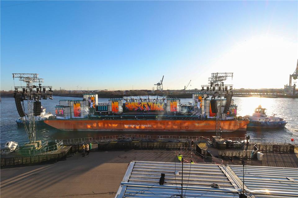 Hamburg bereitet sich auf die ZDF-Silvestershow vor.Christian Charisius/dpa