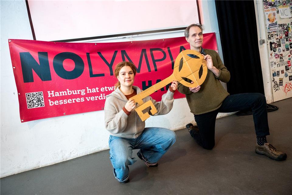 „Hamburg hat etwas Besseres verdient“, lautet das Motto der Gegner von Olympischen Spielen in Hamburg.Daniel Bockwoldt/dpa