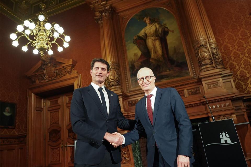 Hamburg und Paris tauschen sich beim Thema Olympische Spiele rege aus.Marcus Brandt/dpa