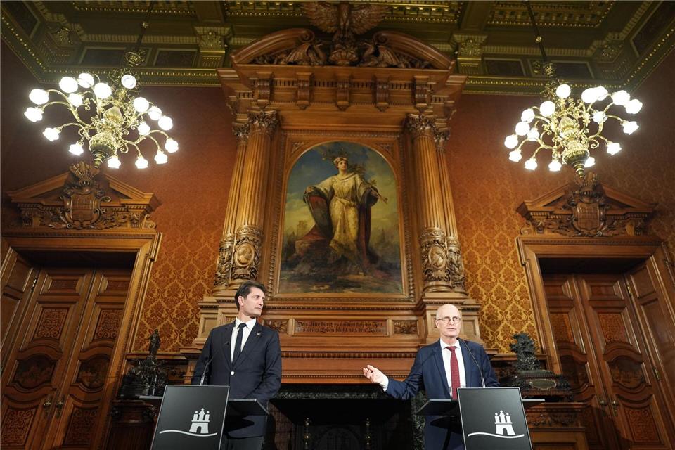 Hamburgs Bürgermeister Peter Tschentscher (SPD) setzt auf ein starkes Votum für Olympische Spiele beim möglichen Referendum Ende Mai.Marcus Brandt/dpa