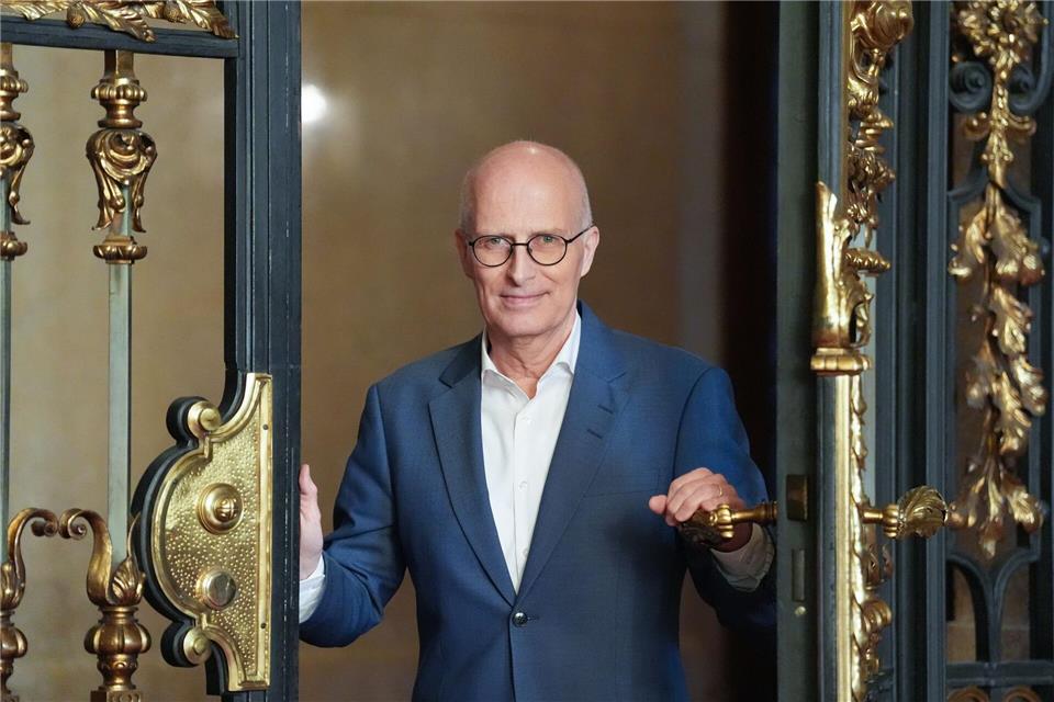 Hamburgs Bürgermeister Peter Tschentscher setzt auf einen Einzug des Naturkundemuseums in den Elbtower bis 2029. Marcus Brandt/dpa