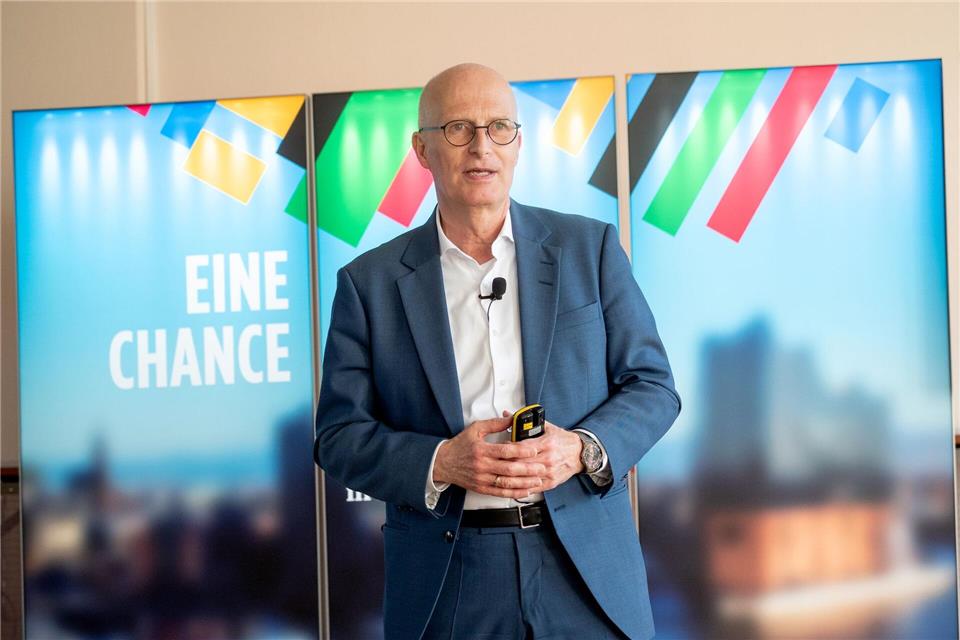 Hamburgs Erster Bürgermeister Peter Tschentscher (SPD) engagierte sich für die Olympia-Idee. (Archivbild)Daniel Bockwoldt/dpa/Daniel Bockwoldt