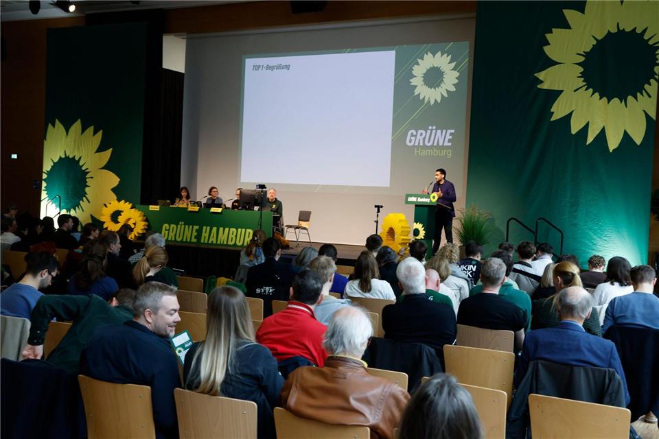 Hamburgs Grüne erwägen, Landesmitgliederversammlungen durch Delegiertenkonferenzen zu ersetzen.Georg Wendt/dpa